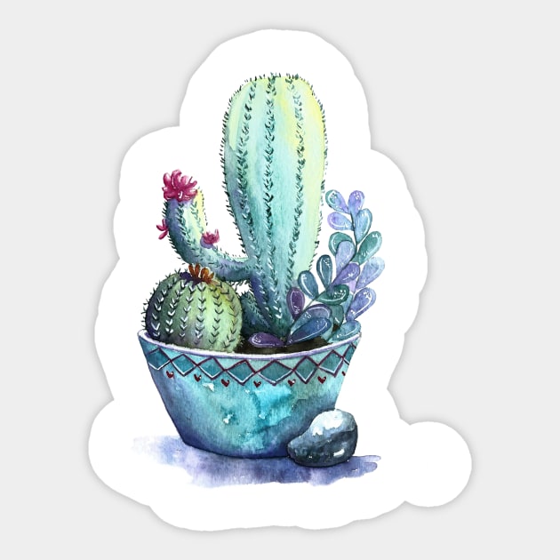 Cactus Sticker by sabrinaeras